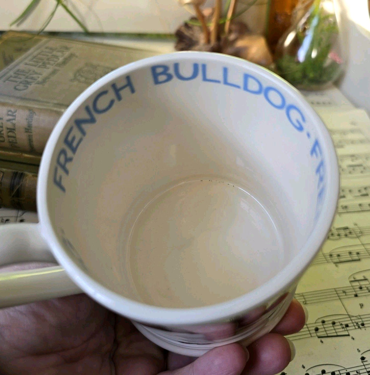 Emma Bridgewater French Bulldog 1/2 Pint Mug Very Rare photo Home Decor