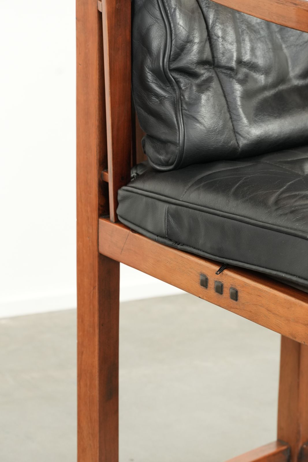 Furniture Luxury Black Leather Schuitema Art Deco Design Dining, Occasional, Or Desk Chair From The Decoforma Series With Armrests photo