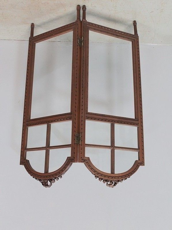 Children's Screen In Walnut 20th photo furniture