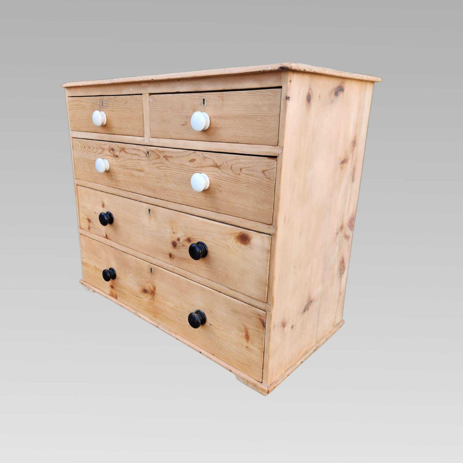 Charming Antique 19th Century Victorian Pine Chest Of Drawers photo furniture