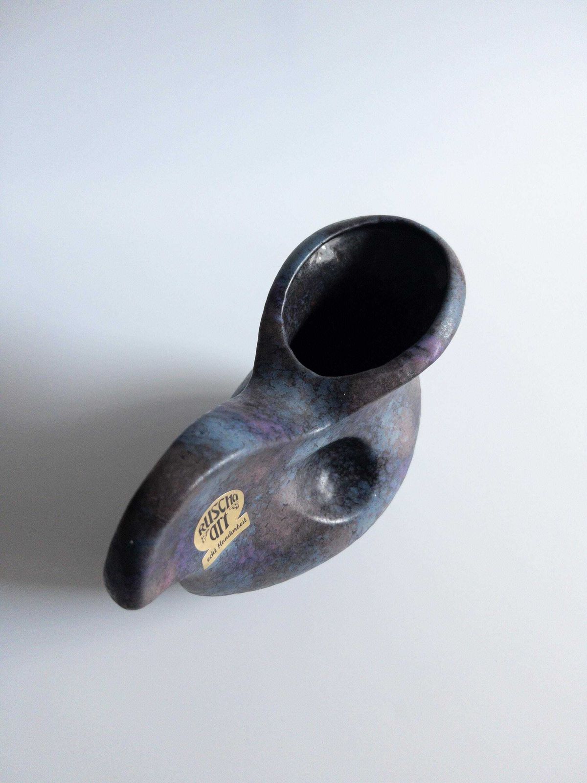 photo for sale Ruscha Purple Bird Vase   West German Art Pottery   Form G 1