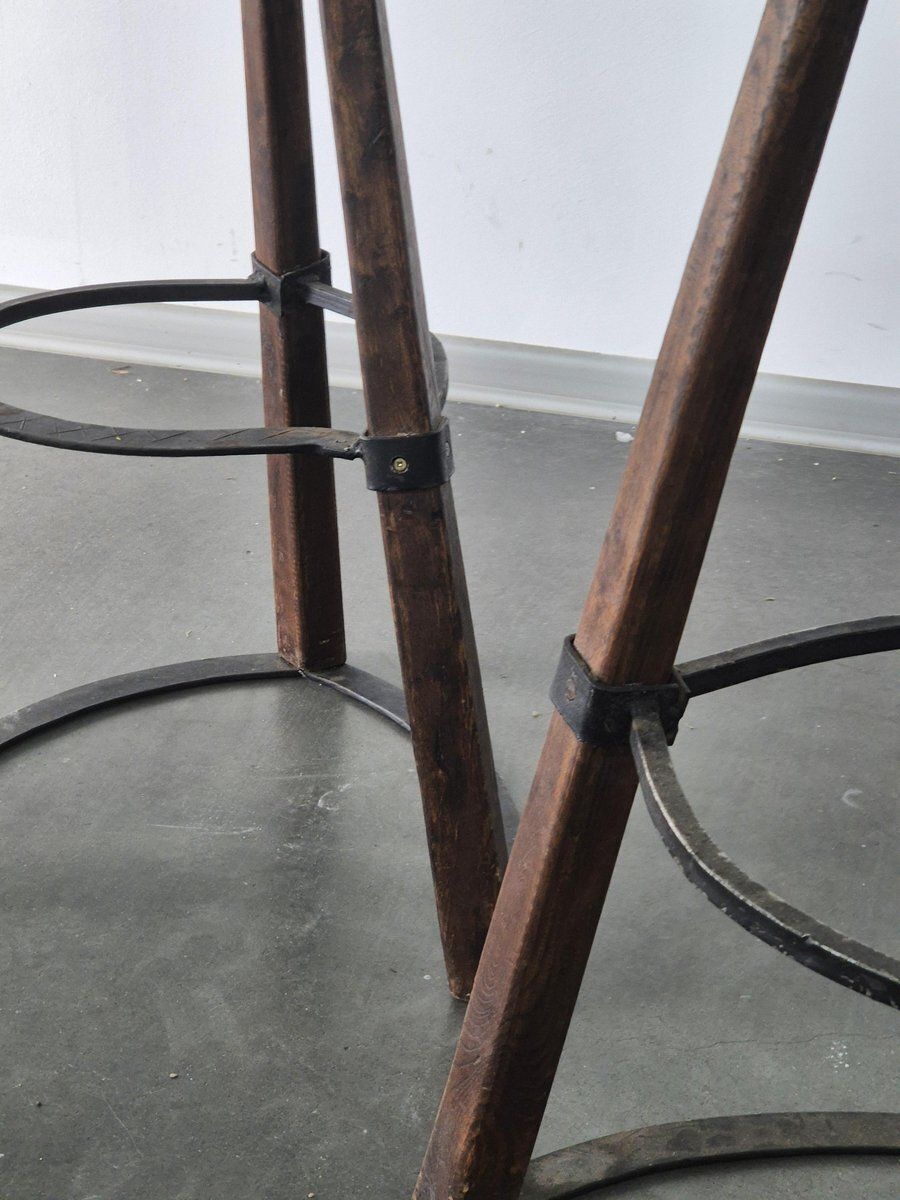 photo furniture Vintage Brutalist Marbella Stools Attributed To Sergio Rodrigues, 1970s, Set Of 6