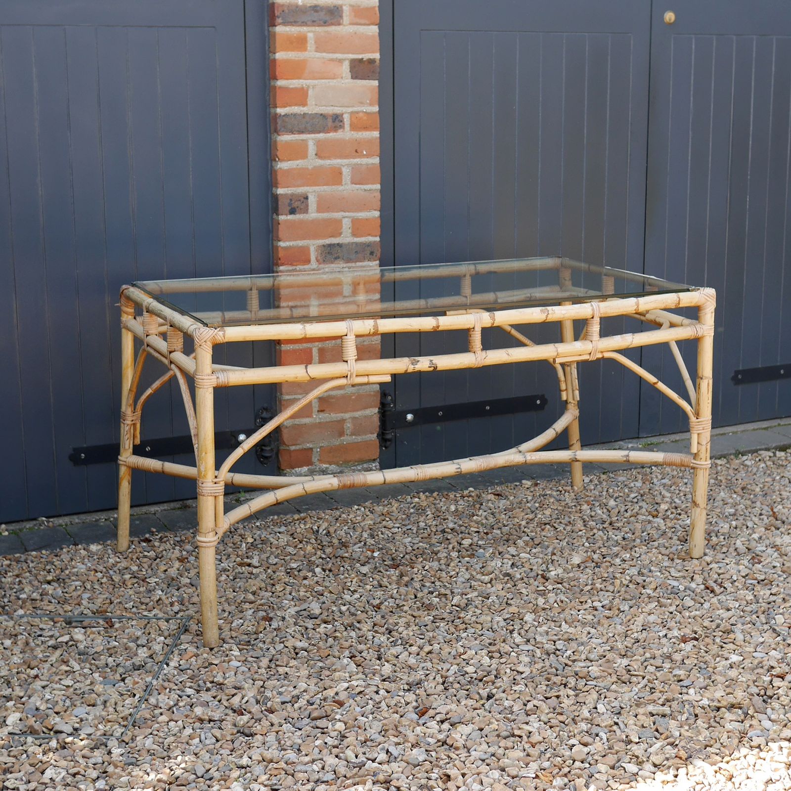 Vintage Mid Century Bamboo Chippendale Dining Table Dal Vera Italian 60s #103137 photo Furniture
