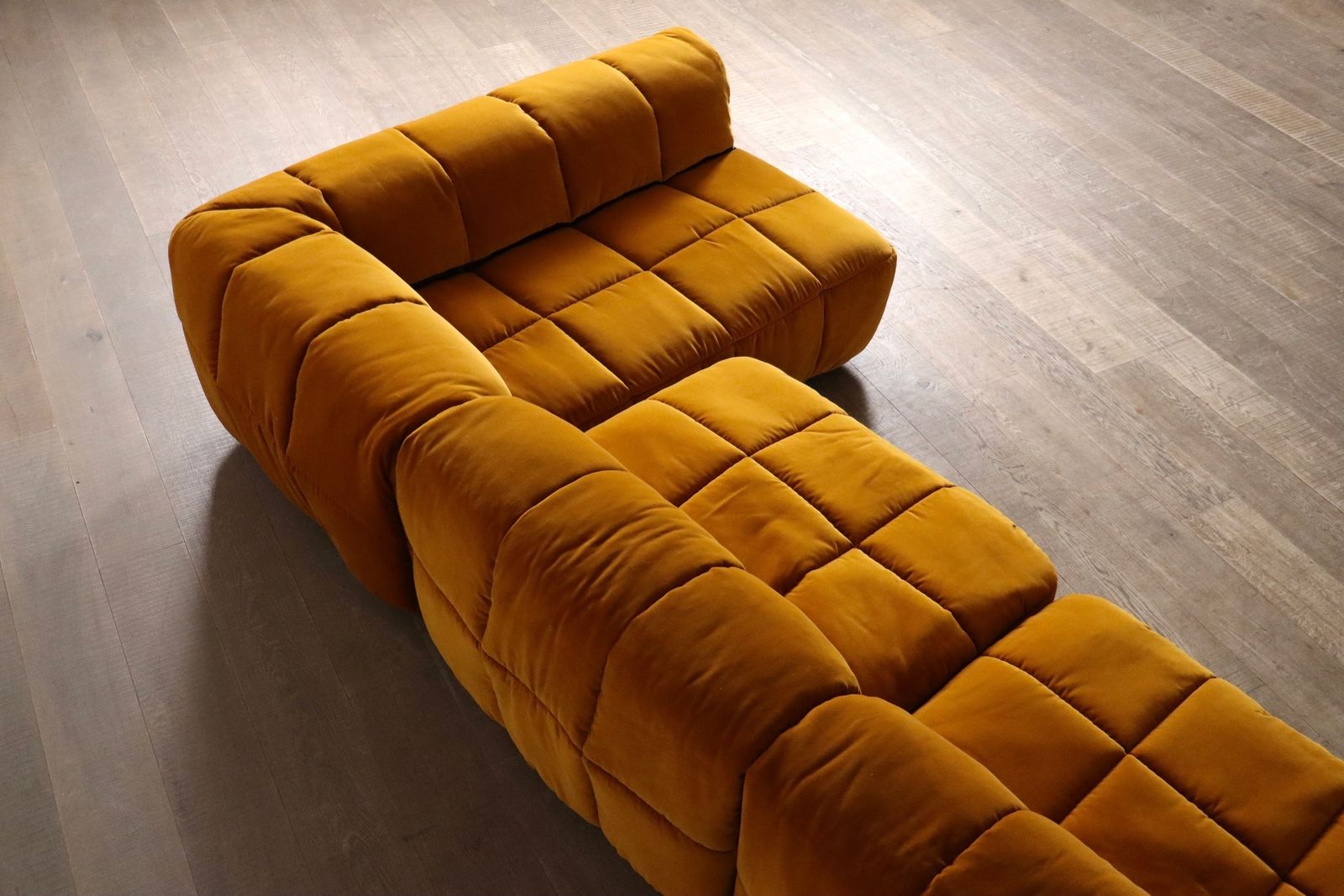 Arflex Strips Sofa Door Cini Boeri In Fluweel, Italië 1968 photo furniture