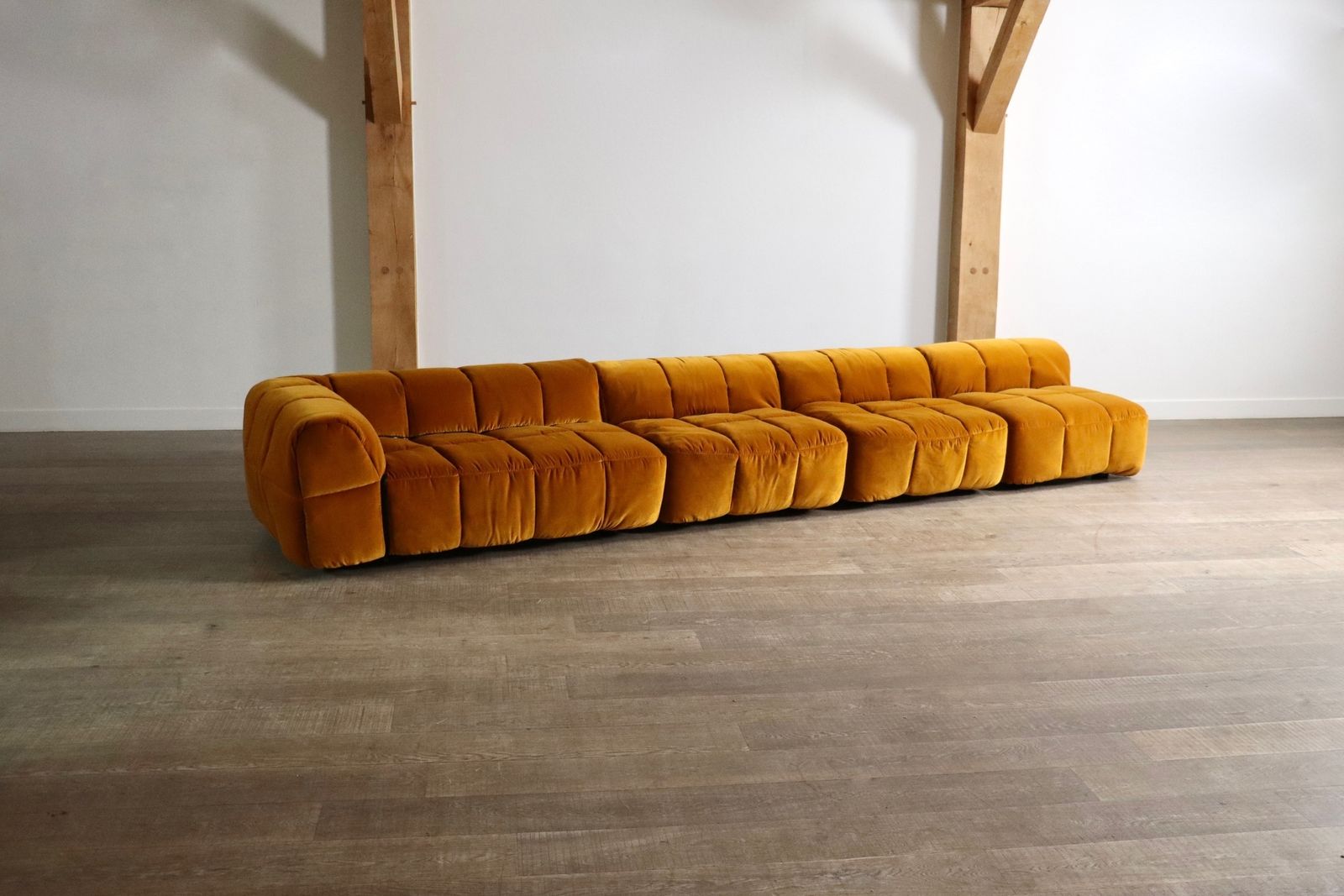 Arflex Strips Sofa Door Cini Boeri In Fluweel, Italië 1968 photo 8052.0