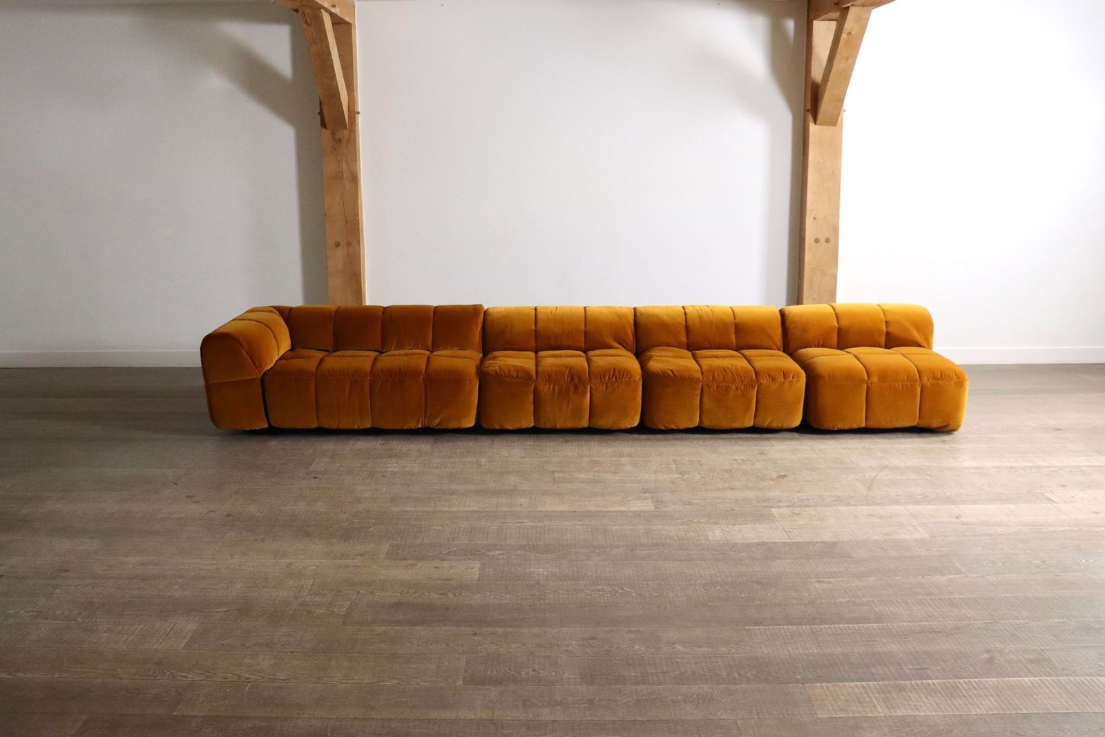 Arflex Strips Sofa Door Cini Boeri In Fluweel, Italië 1968 photo vintage