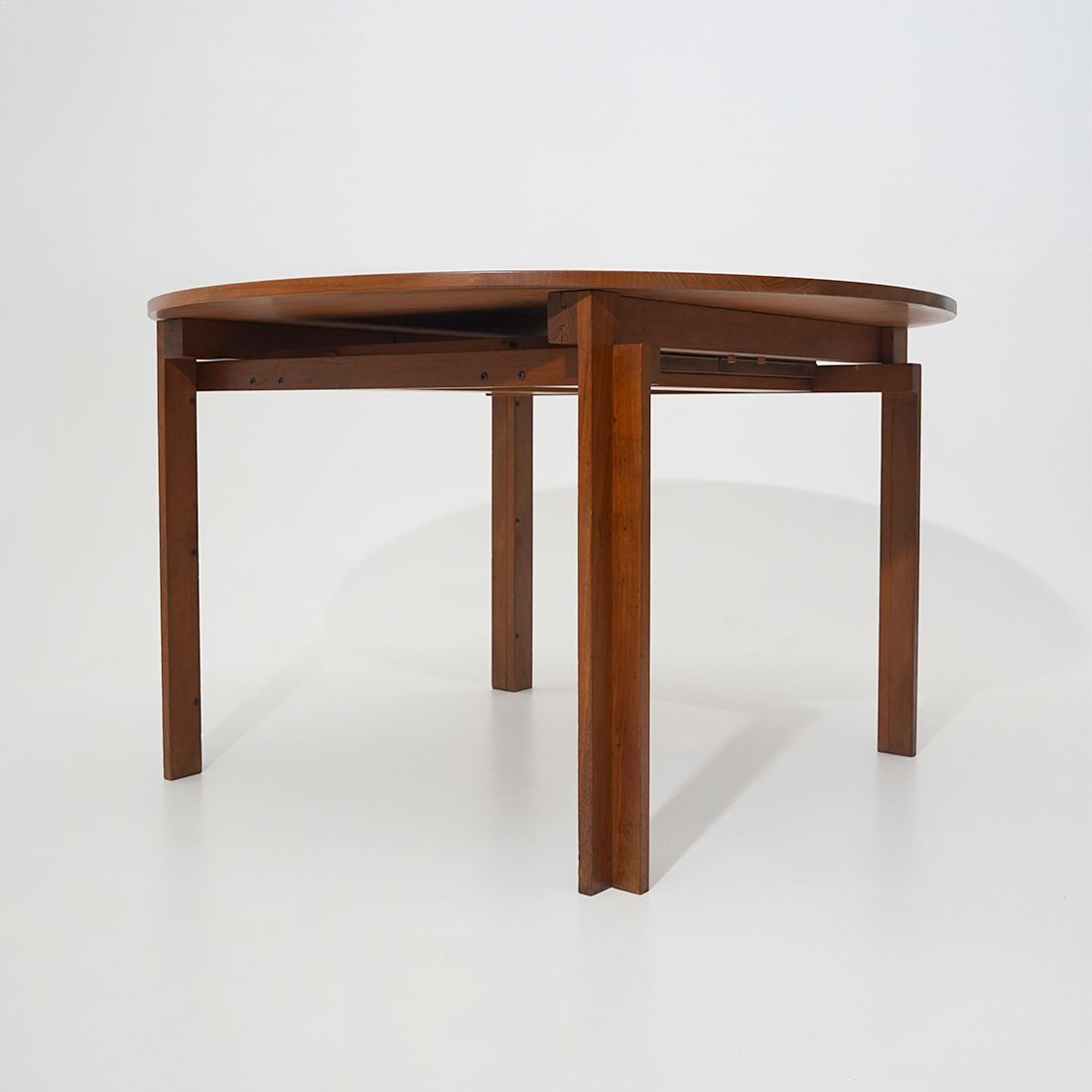 Extendable Round Table By Inge Klingeberg For France E Son, 1960s photo 2660.0