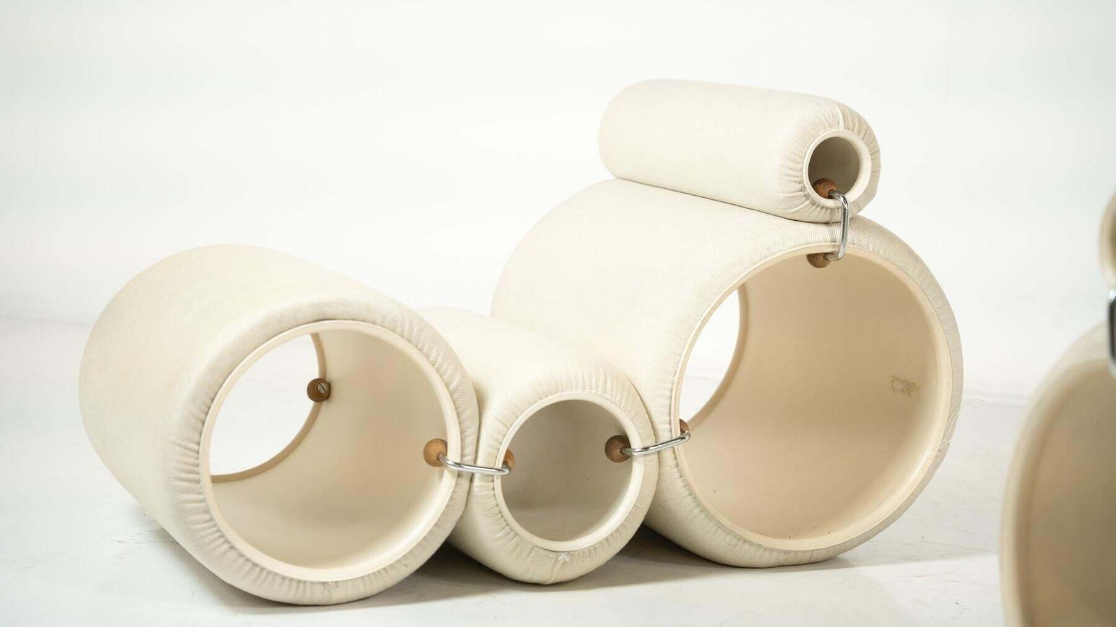 Early Edition Pair Of Joe Colombo Tube Chair For Flexform, Italy photo 18129.0