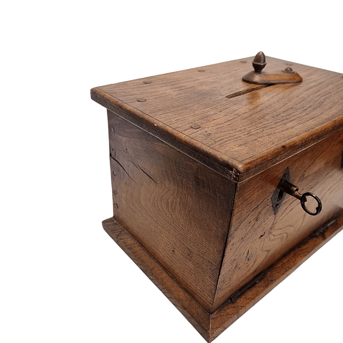 Antique French Empire Community Chest, Early 1800s photo 265.0
