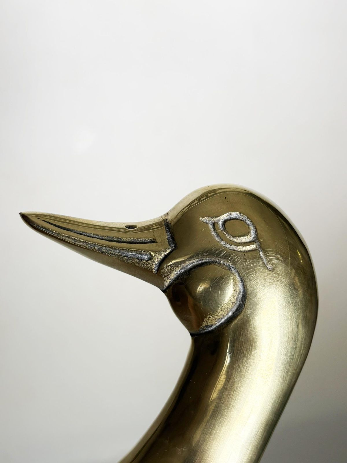 Pair Of Bookends In The Shape Of A Gilded Brass Duck Sculpture, France, 1970 photo vinterior