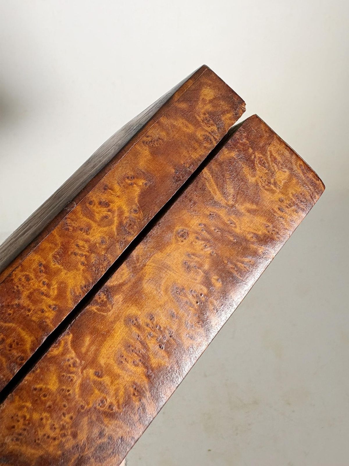 photo furniture Rectangular Wooden Box, France, 1970