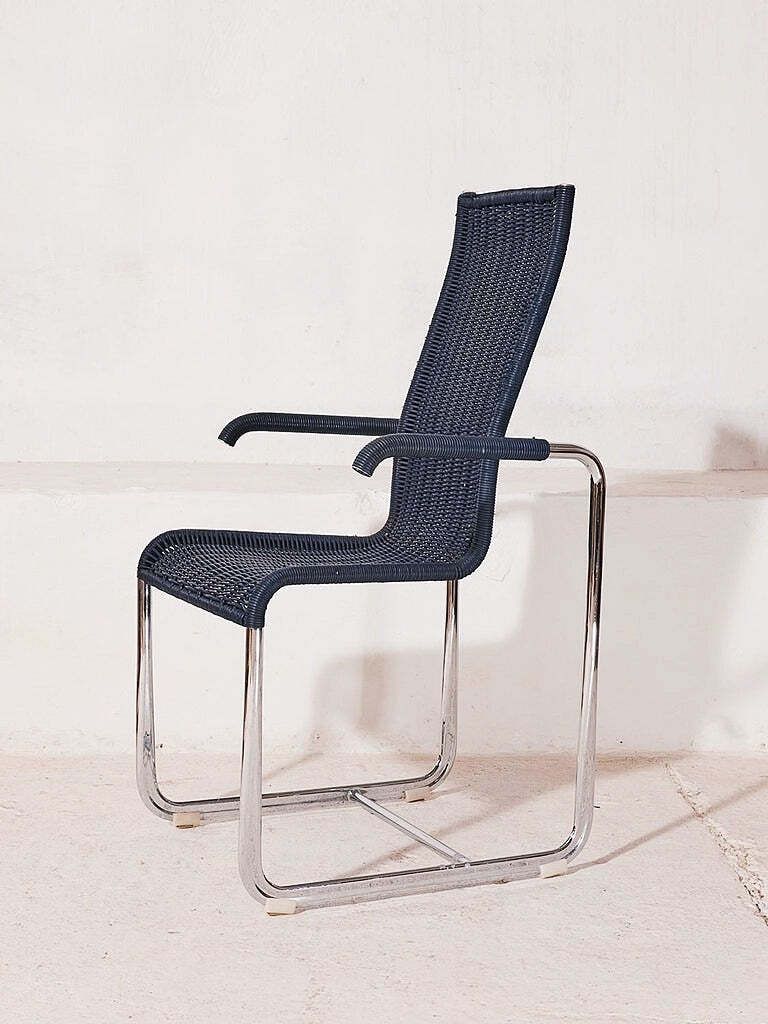 Tecta "D25" Hoge Rug Vrijdragende Stoel, Bauhaus Traditie, Duitsland, Jaren 1980–1990 photo for sale