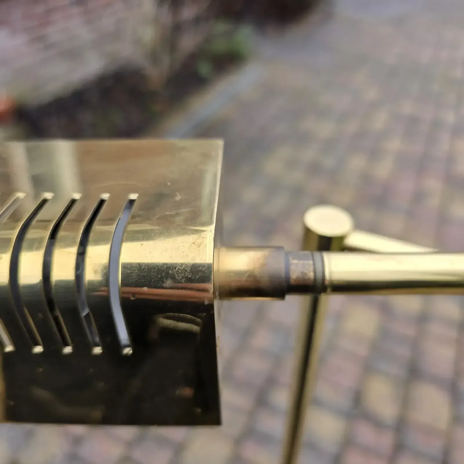 Vintage Dutch Floor Lamp Library Reading Pharmacy Brass Telescopic Adjustab Rare photo vintage