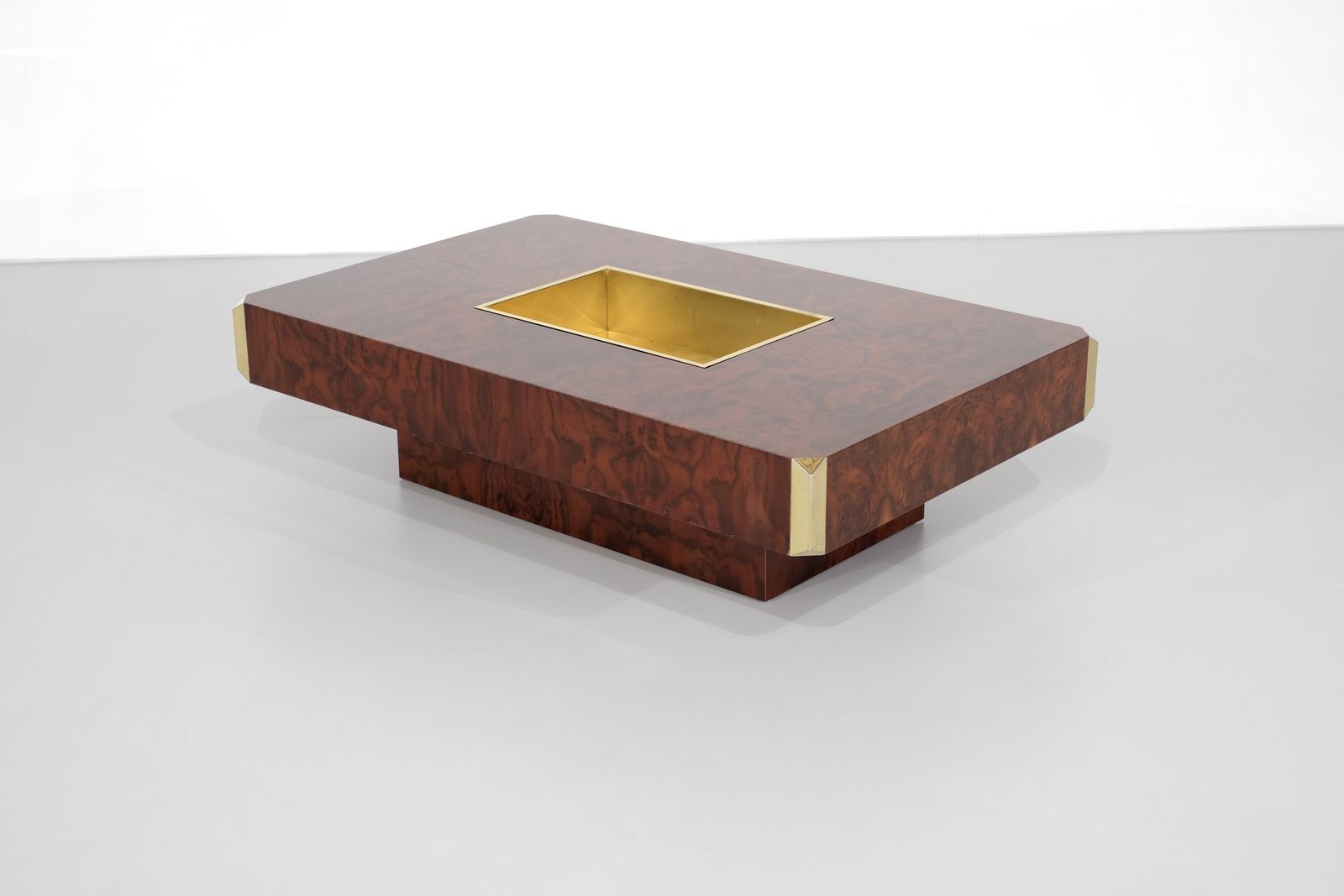 Coffee Table Alveo Attributed To Willy Rizzo For Mario Sabot, Italy 1970s photo for sale