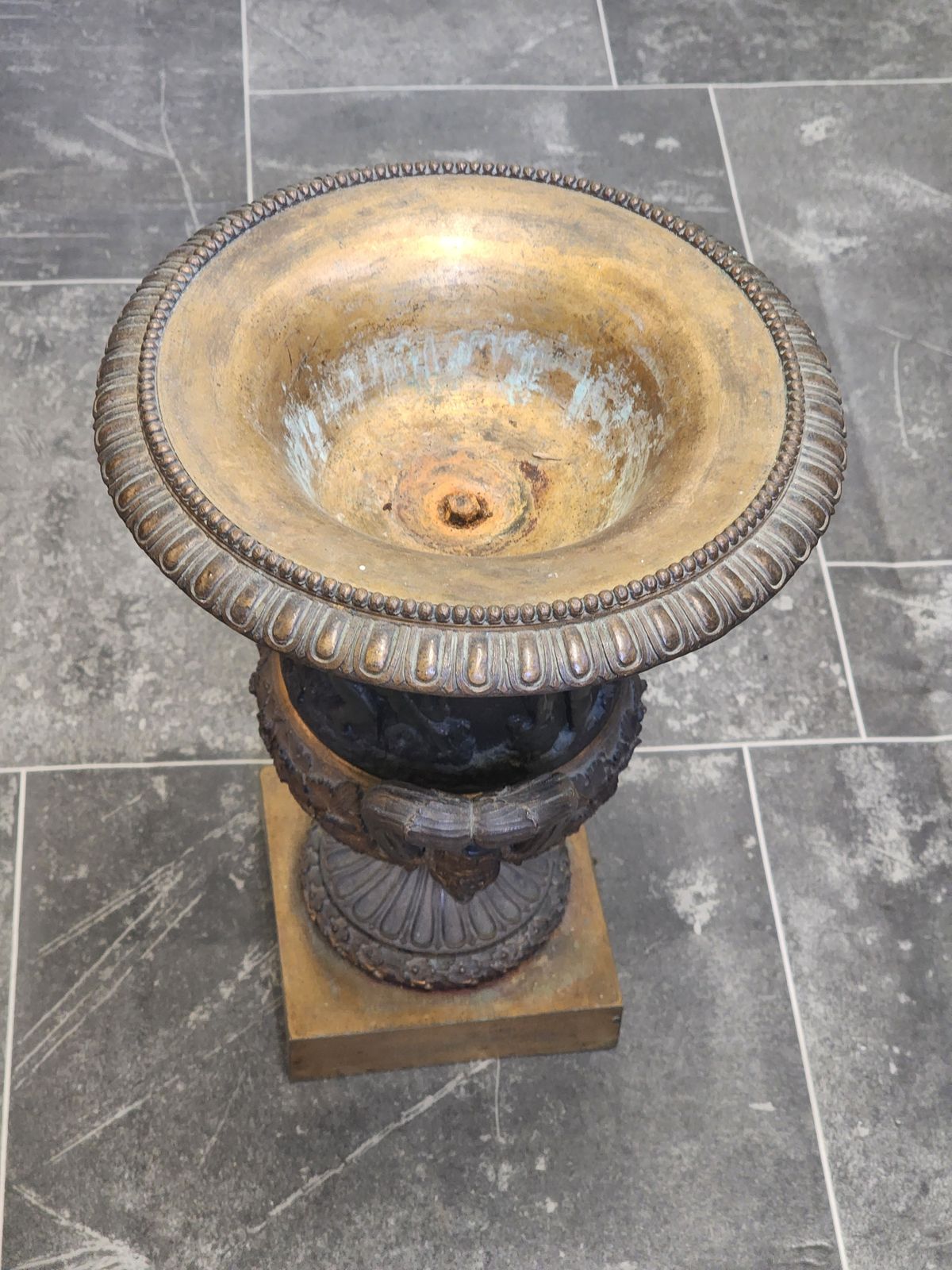 19th Century Grand Tour Bronze Medici Style Urn photo furniture