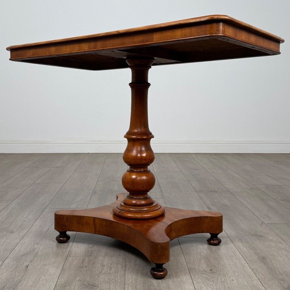 Antique 19th Century Victorian Side Table In Satinwood ( Af 5476 ) photo furniture