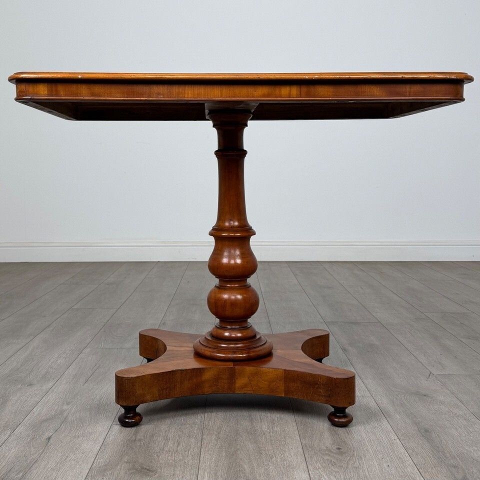 Antique 19th Century Victorian Side Table In Satinwood ( Af 5476 ) photo 585.0