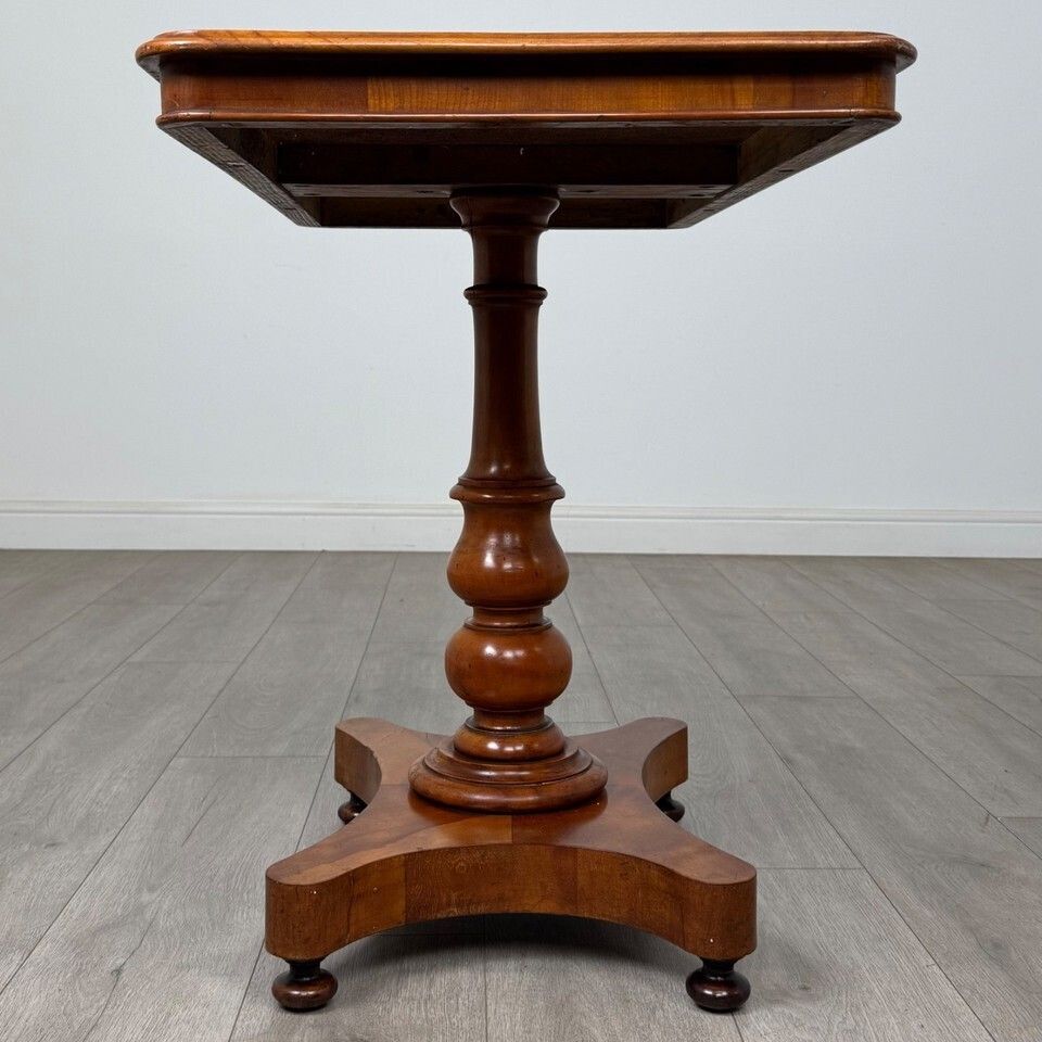 Antique 19th Century Victorian Side Table In Satinwood ( Af 5476 ) photo buy