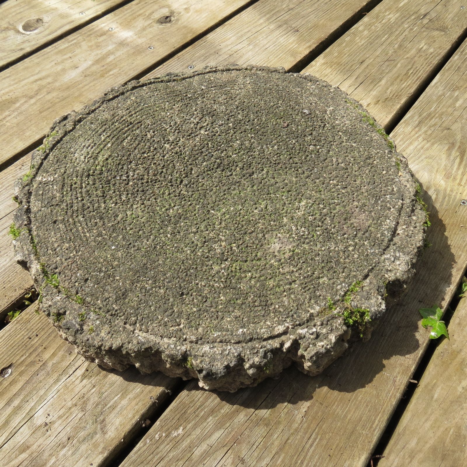 Set Of 10 Stepping Stone Concrete Wooden Form 1970s photo Garden Decor