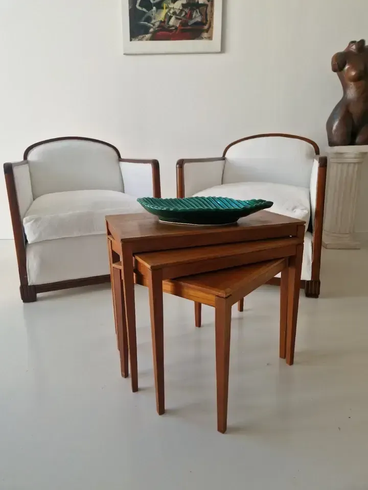 Nest Of Vintage Danish Bent Silberg Tables photo 300.0