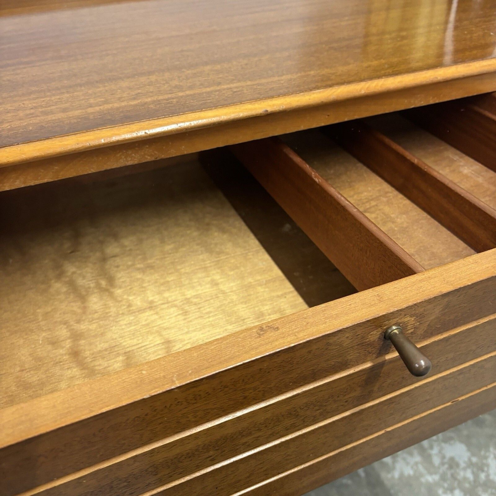 Mid Century Sideboard 1960s Vintage Cabinet With Drawers & Bar Storage photo buy