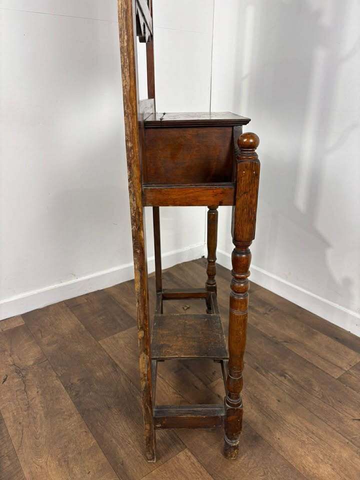Vintage Oak Hall Coat Stand, Early 20th Century photo Furniture