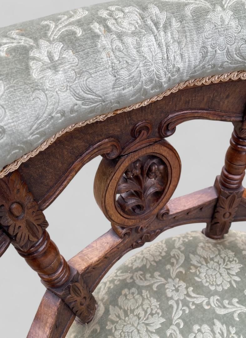Burgermeister Carved Oak Antique Chair photo buy
