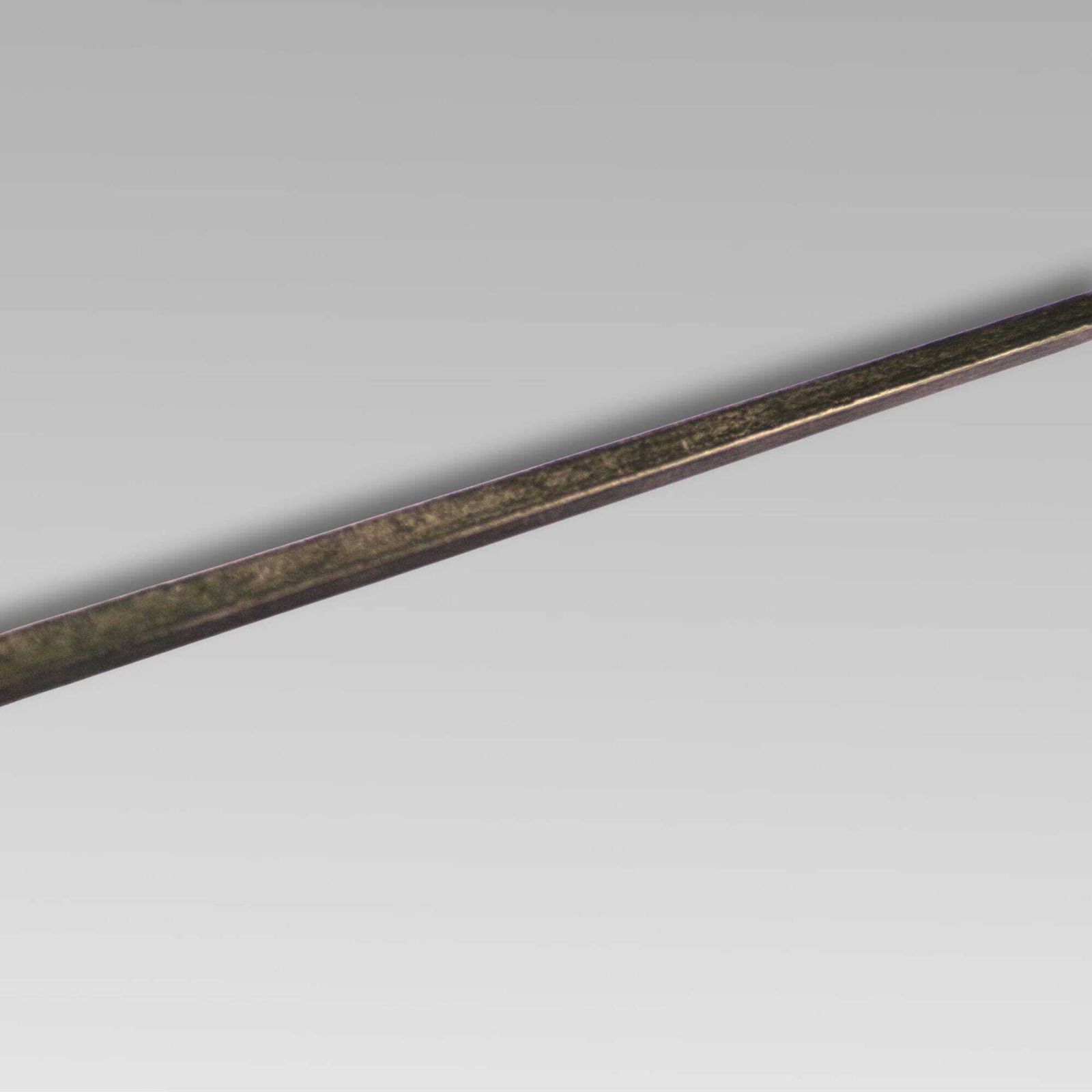 photo furniture Original Antique Polished Brass & Cast Iron 3 Pc Companion Set Fire Irons Tools