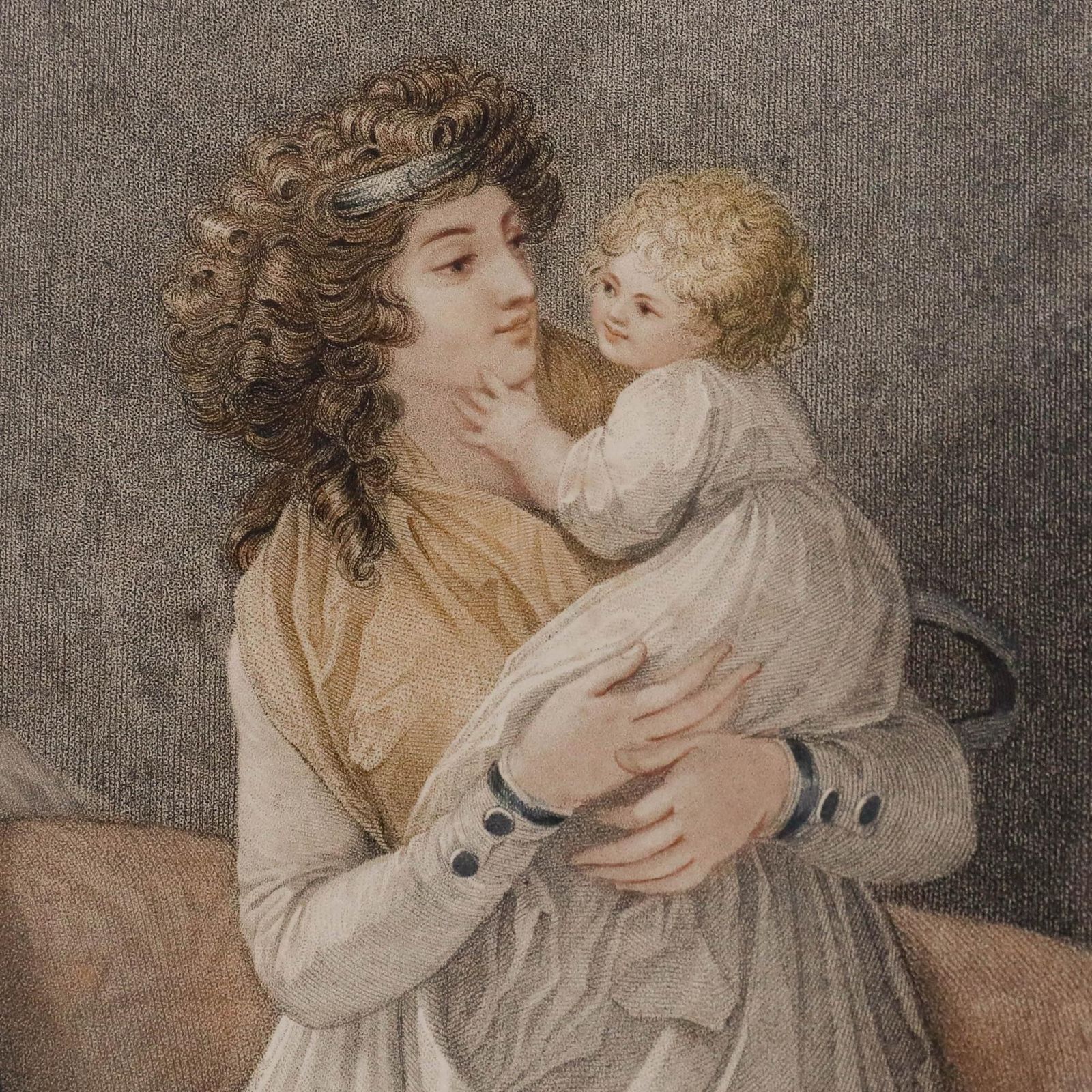 Charles Knight After Thomas Stothard   Stipple Engraving, The Landlord's Family photo for sale