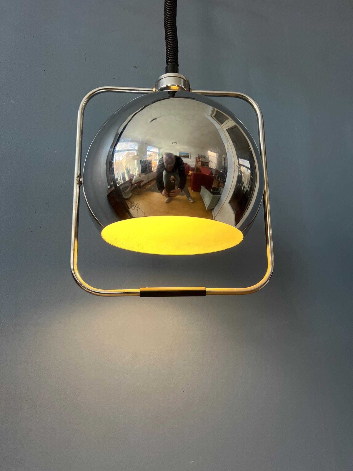 Chromen Mid Century Gepo Eyeball Hanglamp photo buy