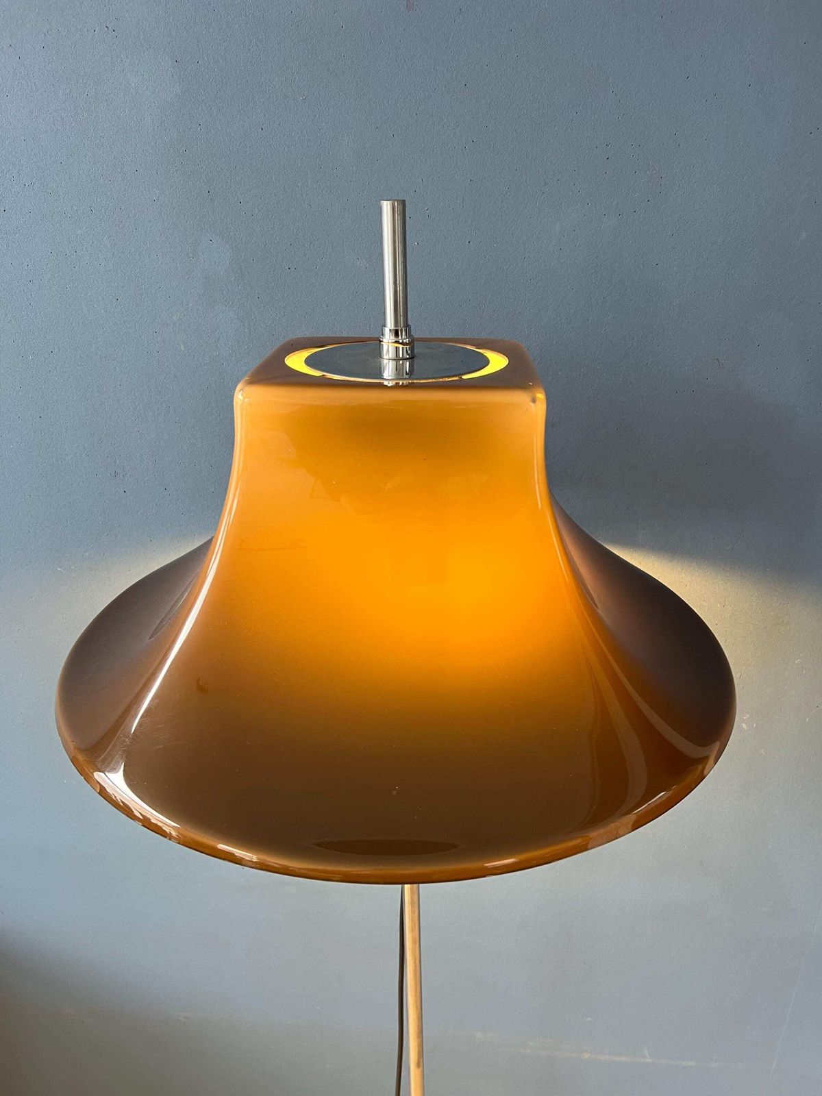 Mid Century Witch Hat Space Age Floor Lamp By Willem Hagoort photo vintage
