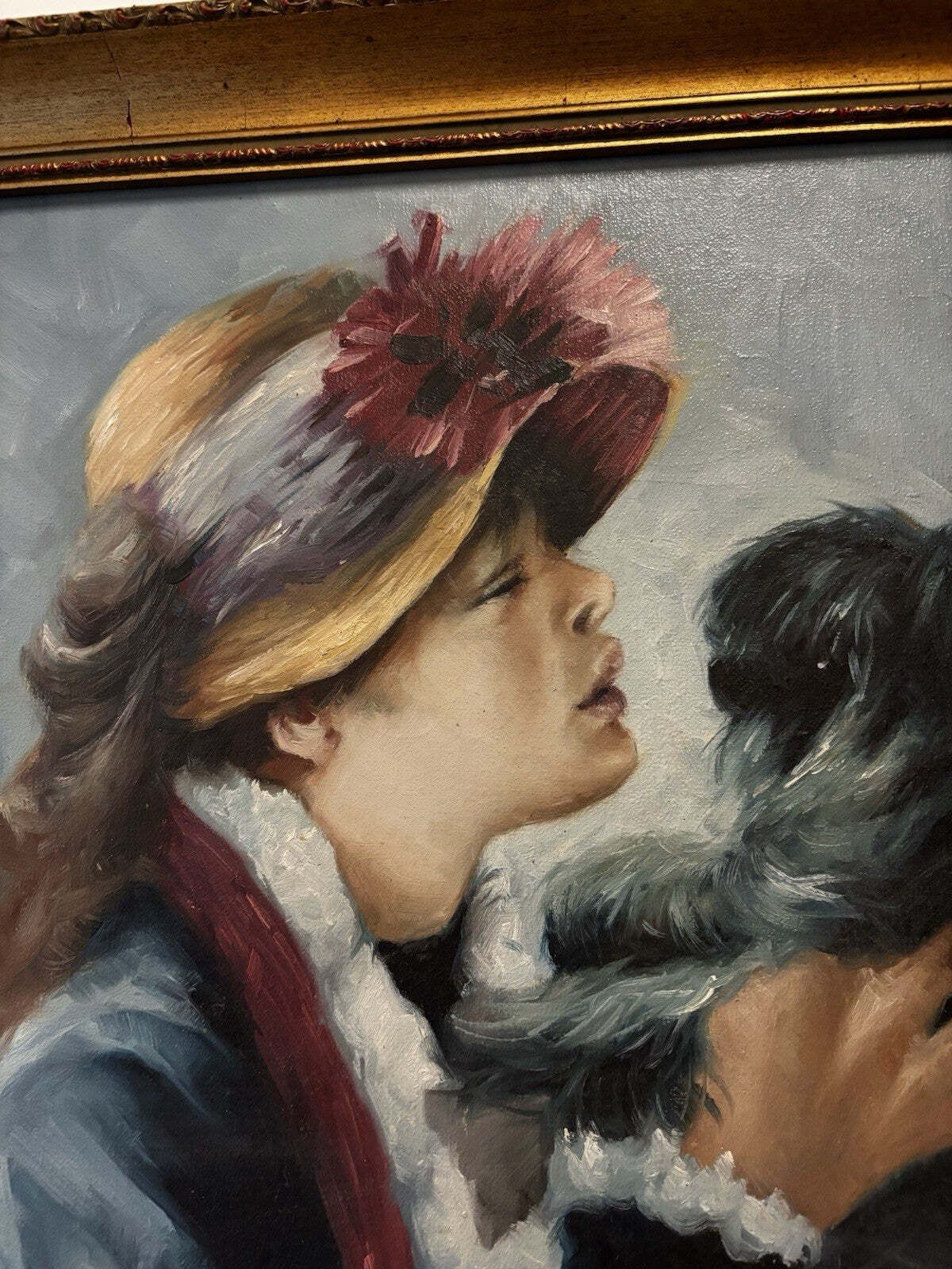After Renoir. Oil On Canvas " Luncheon On The Boating Park " 71 X 61 Cms. photo 230.0