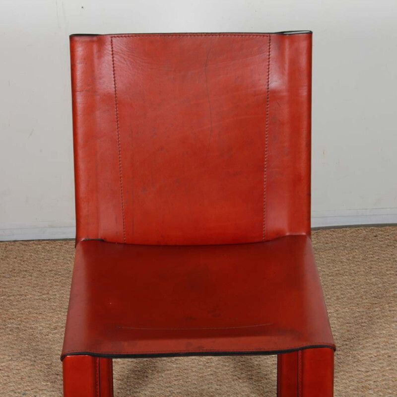 Set Of 8 Chairs By Carlo Bartoli For Matteo Grassi, 1980 photo for sale