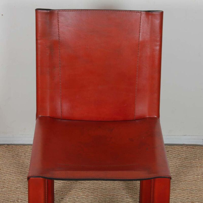 photo furniture Set Of 8 Chairs By Carlo Bartoli For Matteo Grassi, 1980