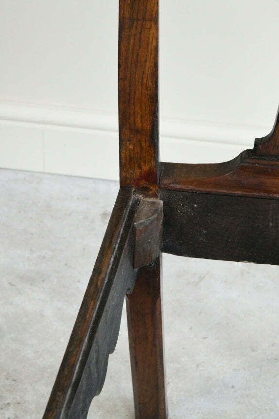 photo furniture Georgian Oak Chippendale Style Chair