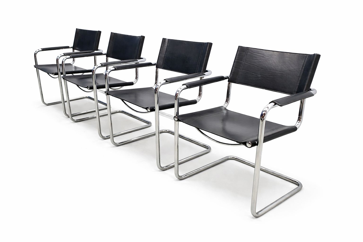 photo for sale Two Left   Bauhaus   Model Mg5 Cantilever Chair By Centro Studi, Matteo Grassi