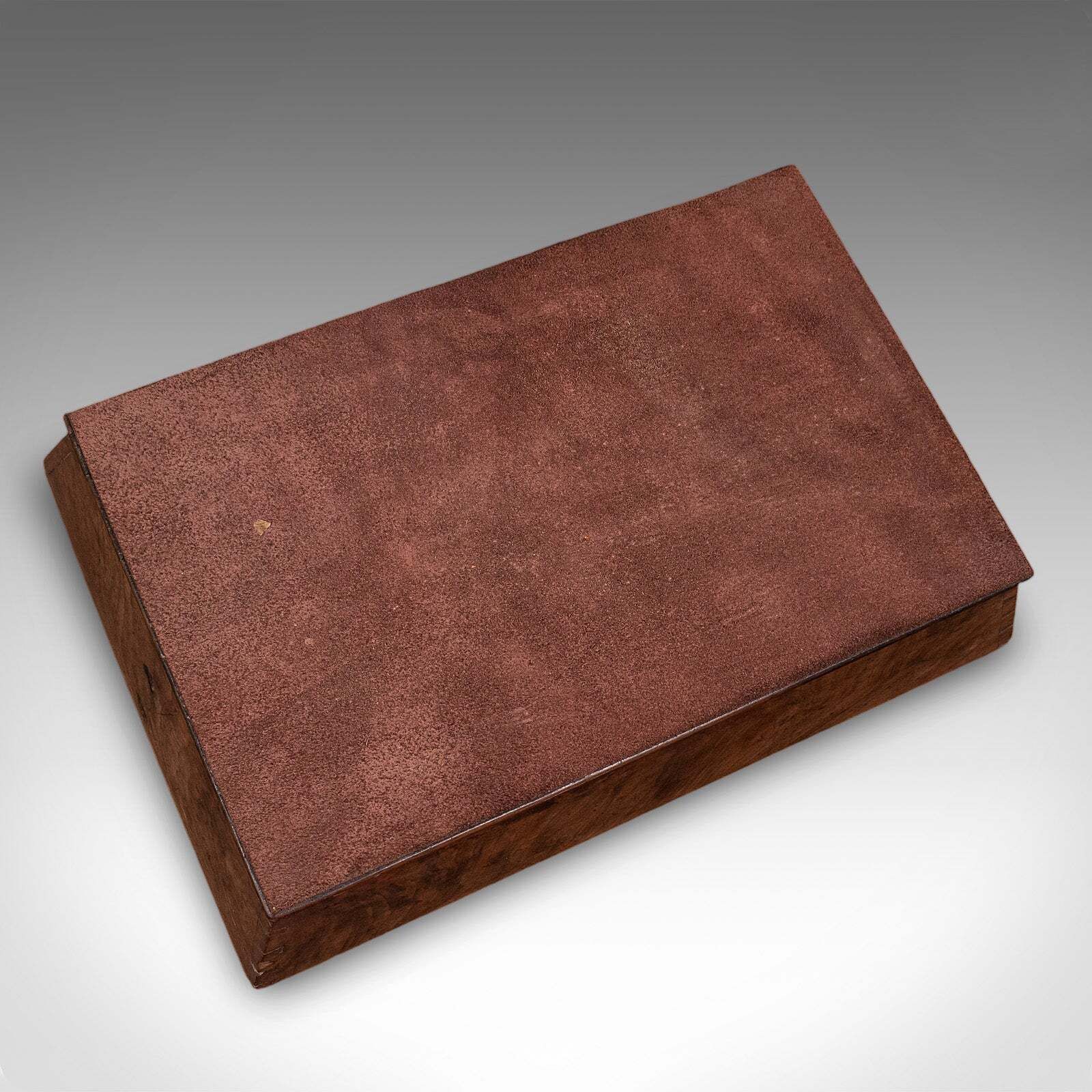 photo for sale Antique Butler's Carry, English, Walnut, Country House, Work Box, Tray, Georgian