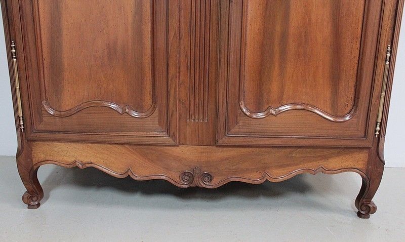 Louis XV Cabinet Walnut 19th photo vintage