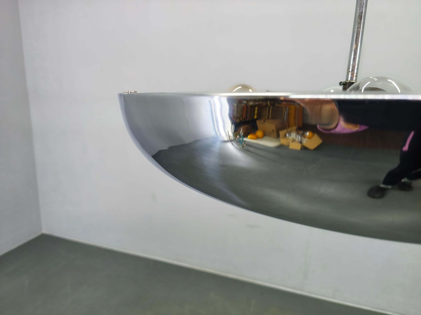 photo furniture Bauhaus Ufo Chandelier By Josef Hurka For Napako, 1930s