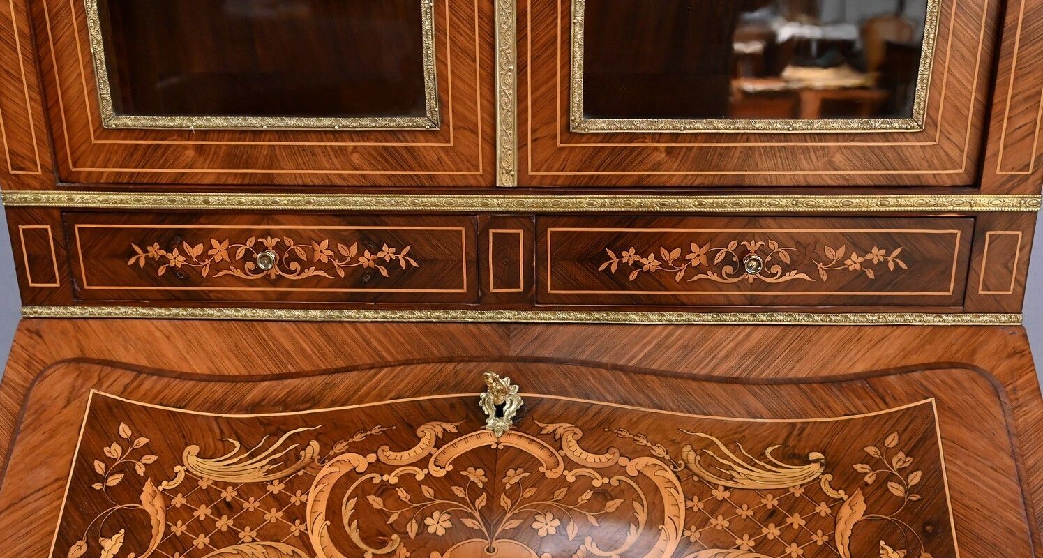 Office Scriban, Napoleon III Period – 2nd Part 19th photo vintage