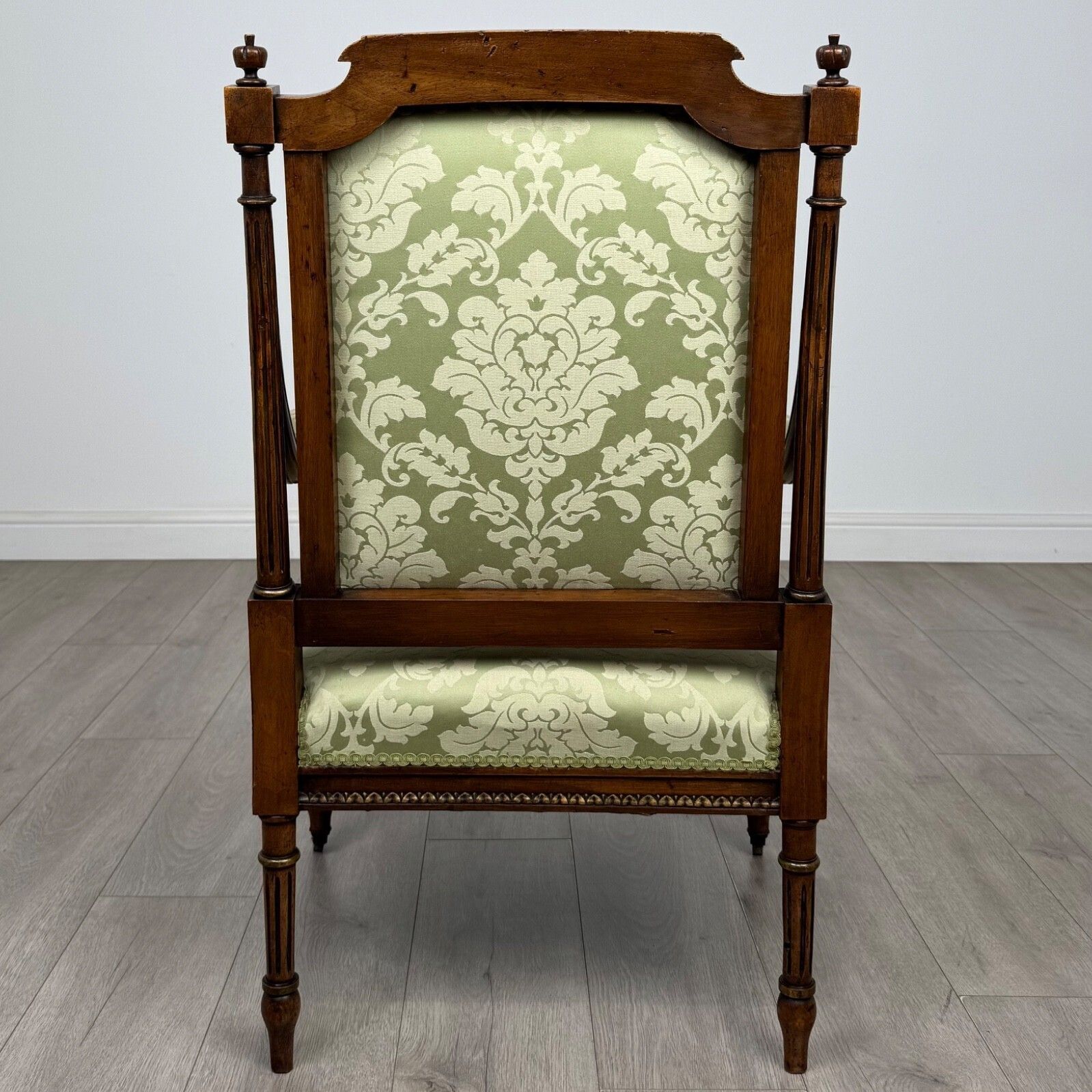 Antique 19th Century French Open Armchair In Walnut photo Furniture