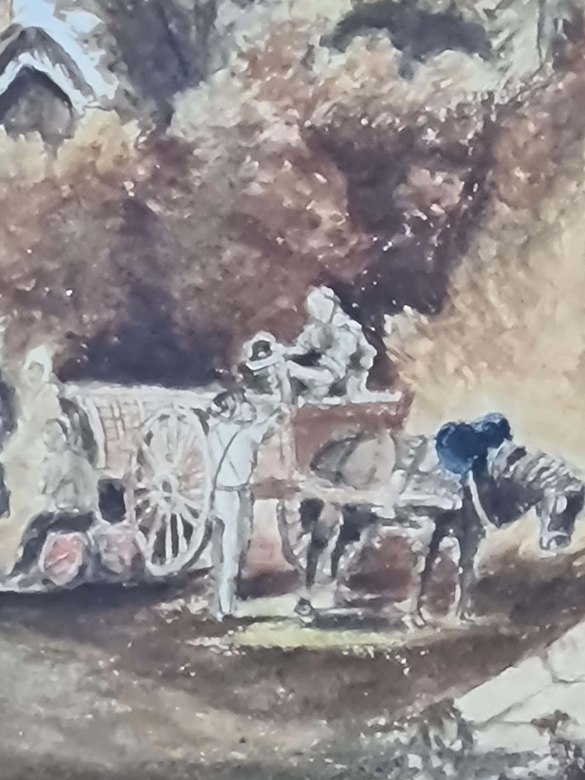 Rural Landscape Watercolour, French School, Mid 19th Century, Framed, 1840s photo vinterior