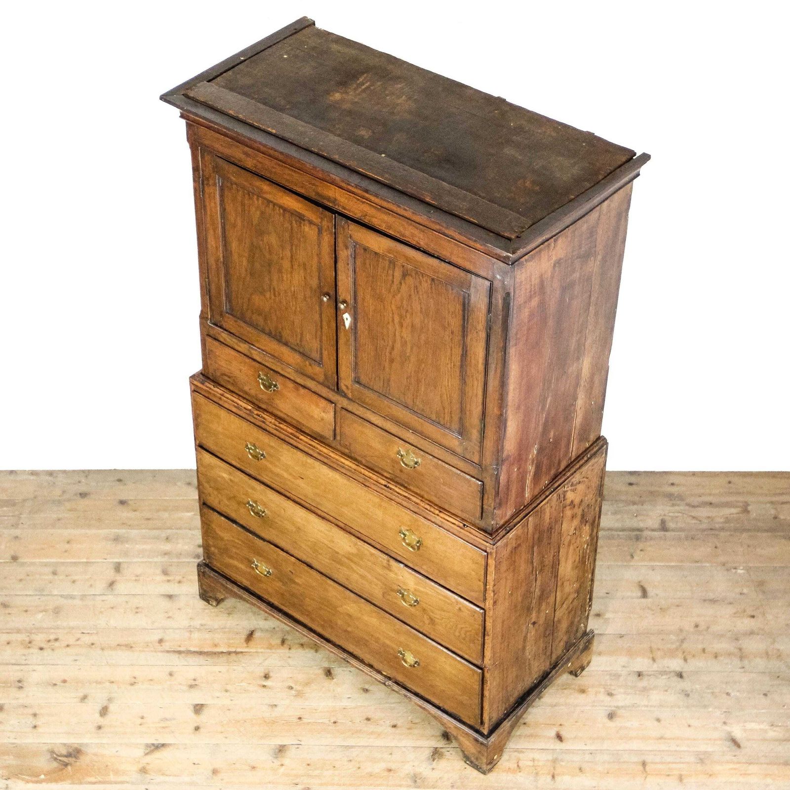 Antique 19th Century Oak Housekeeper's Cupboard | Antique | Early Antiques | Antique Storage | Antique Cupboard photo Furniture