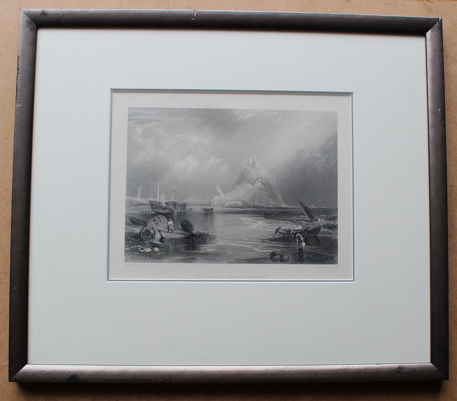 St Michael's Mount, Cornwall, Engraved By J. Cousen After Joseph Mallord William Turner C1865