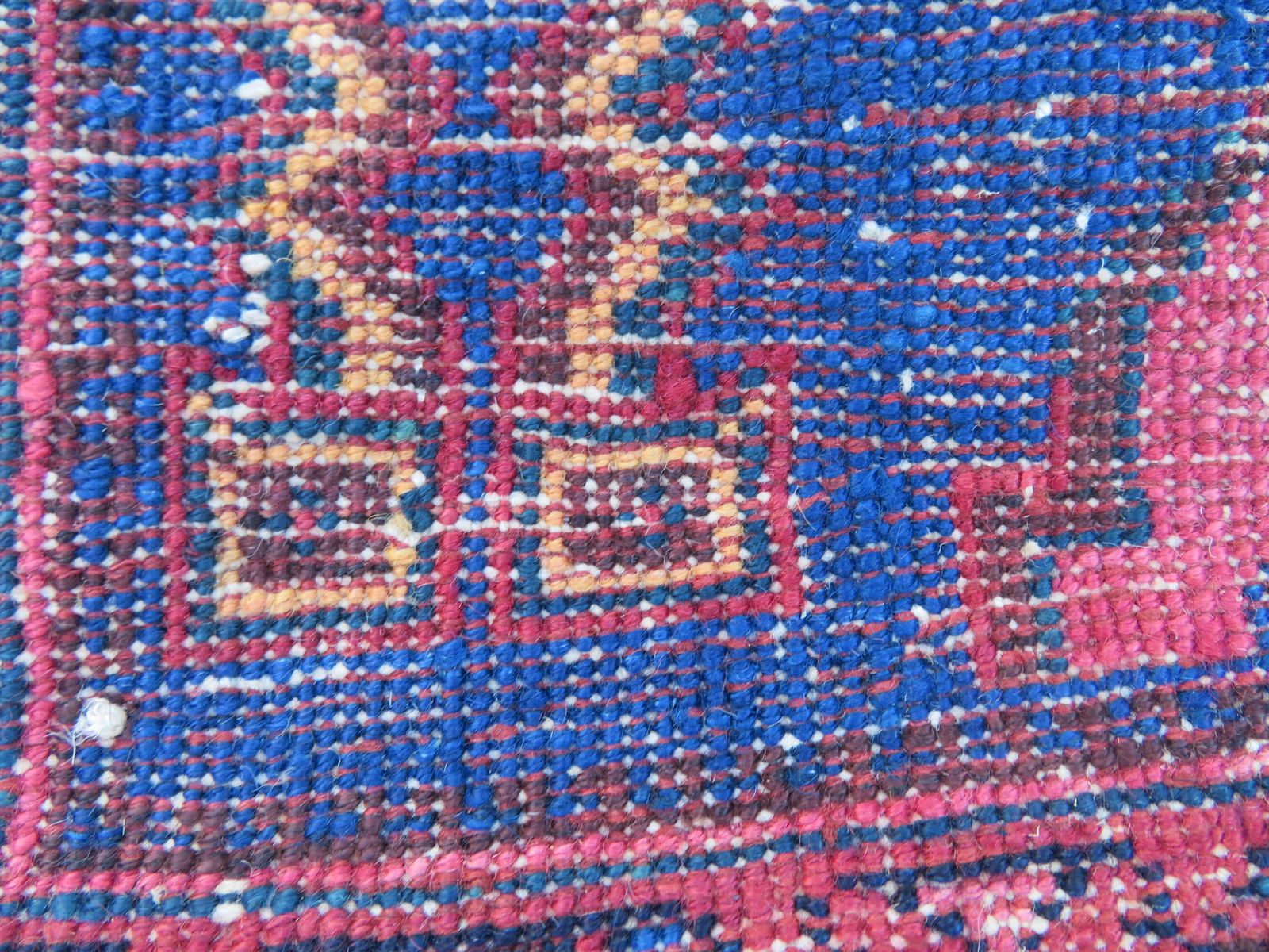 photo buy Collectors Early Antique Tribal Rug. 145cm X 120cm.