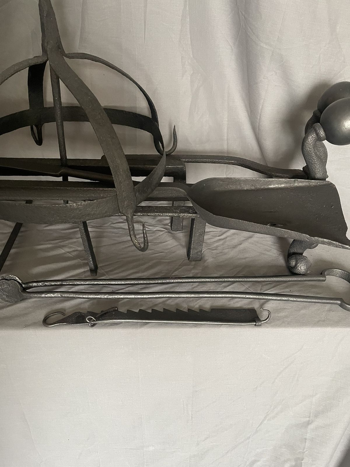 Early Victorian Wrought Iron Fireplace Collection photo for sale