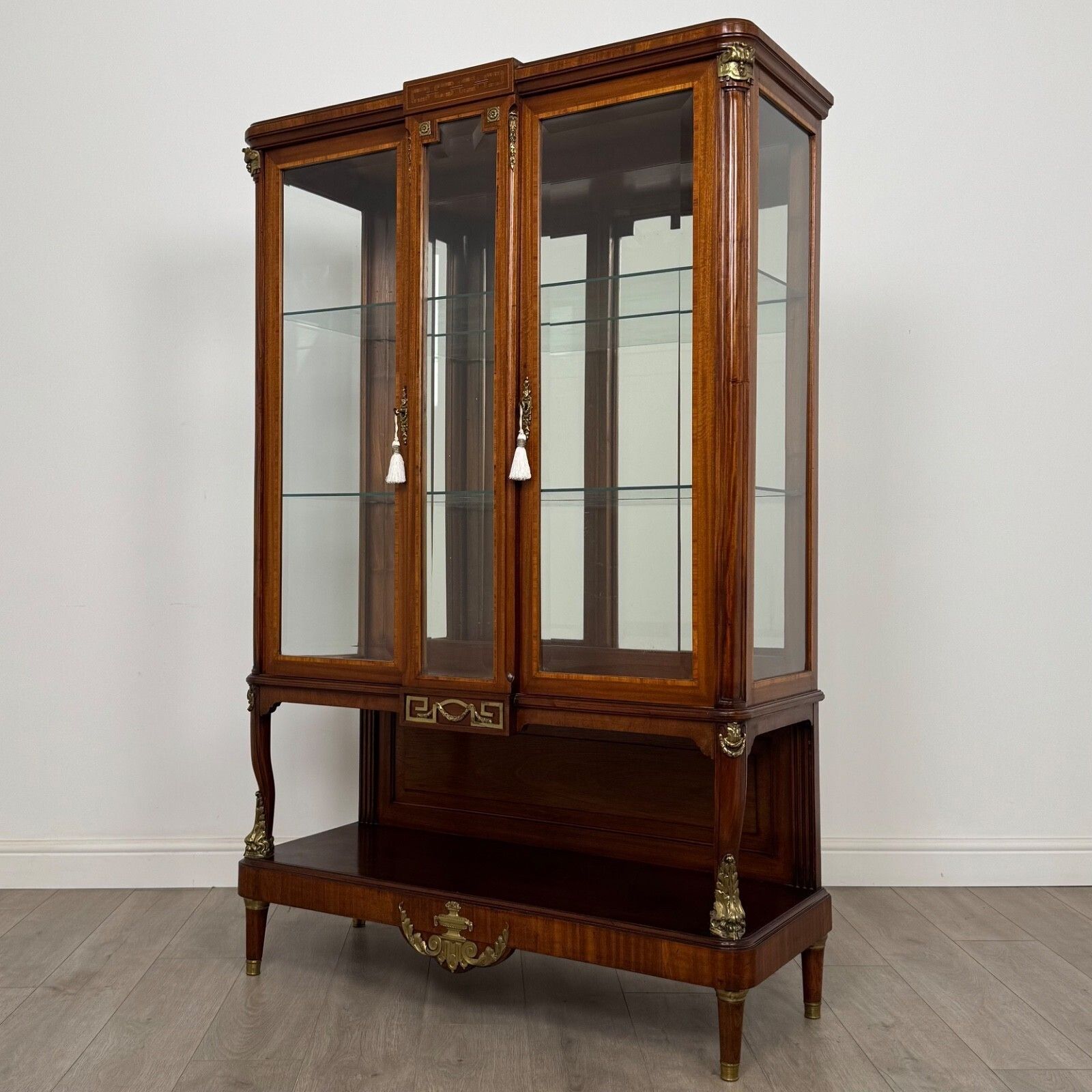 Antique 19th Century French Display Cabinet In Mahogany ( Af 5434 ) photo for sale