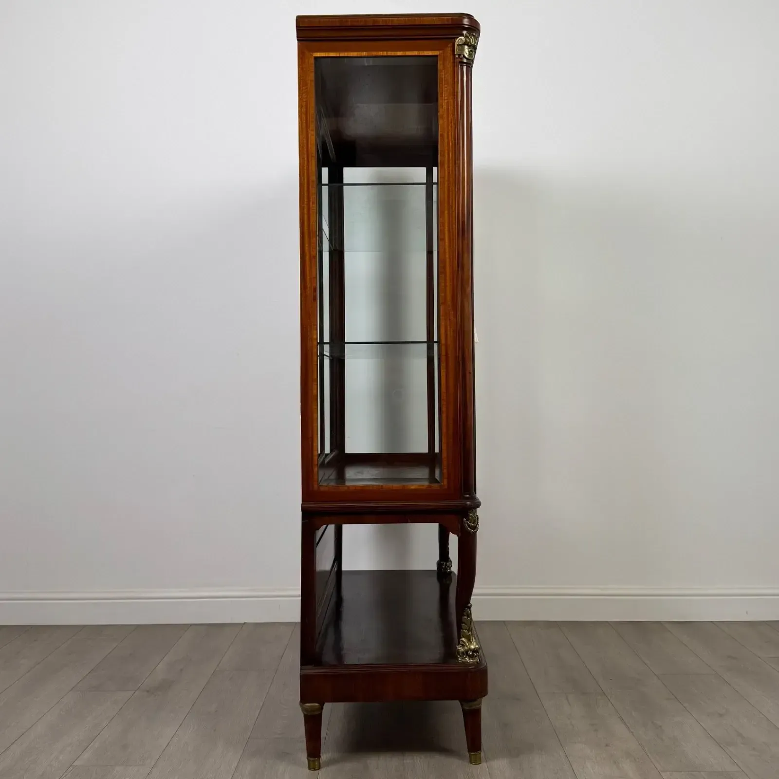 Antique 19th Century French Display Cabinet In Mahogany ( Af 5434 ) photo vintage