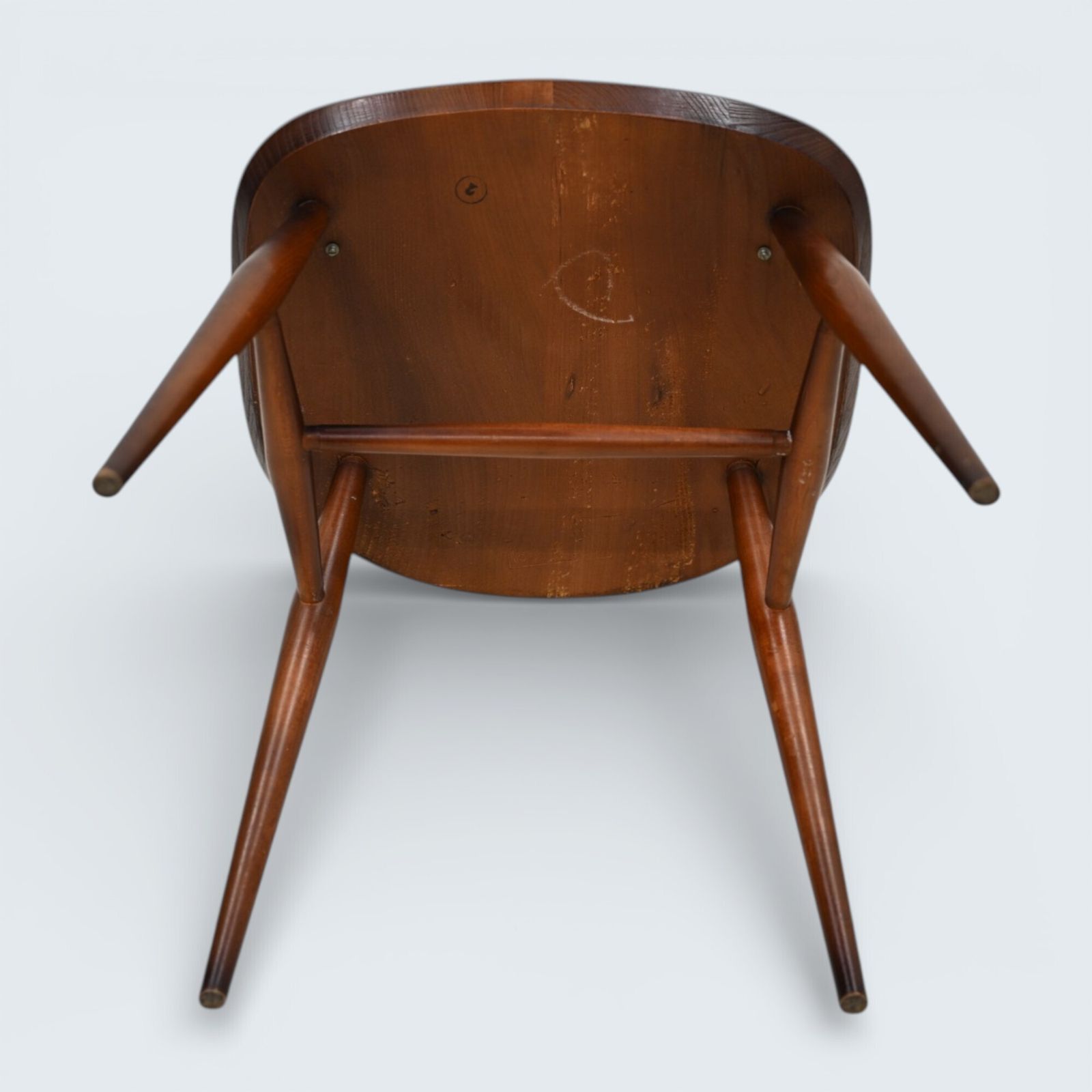 photo buy 4 Ercol Dining Chairs Windsor Quaker Bow Back Vintage C1970s Free Uk Delivery