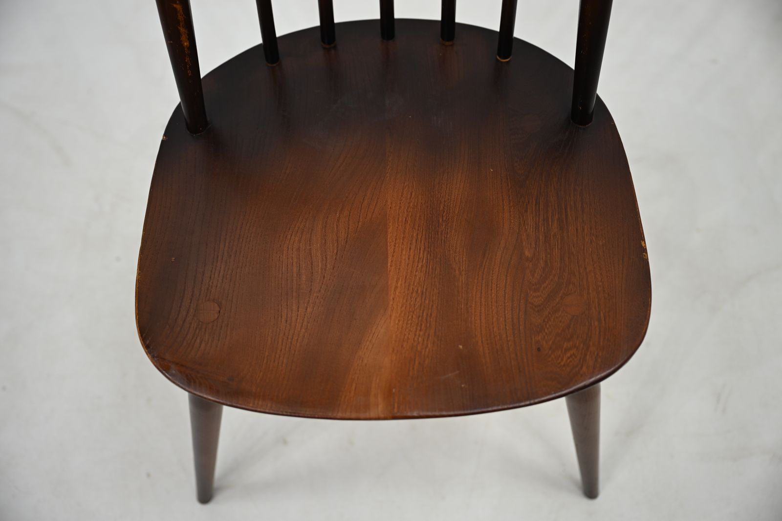 photo vintage 4 Ercol Dining Chairs Windsor Quaker Bow Back Vintage C1970s Free Uk Delivery